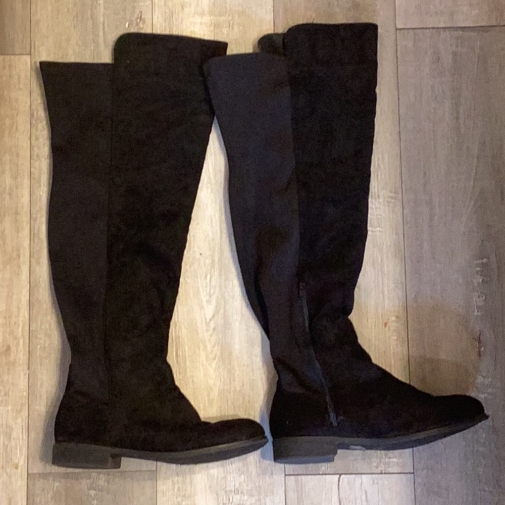 Stretchy Over The Knee High Riding Boots. Size 11